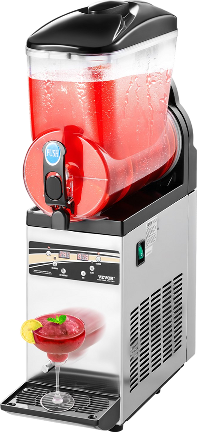 Vevor Commercial Slushy Machine 3.96 Gal Tank with Adjustable Temperature and Auto Clean New
