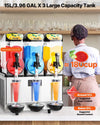 Vevor Commercial Slushy Machine 3-Tank 45 Qt Frozen Drink and Margarita Maker New