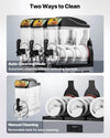 Vevor Commercial Slushy Machine 3-Tank 45 Qt Frozen Drink and Margarita Maker New