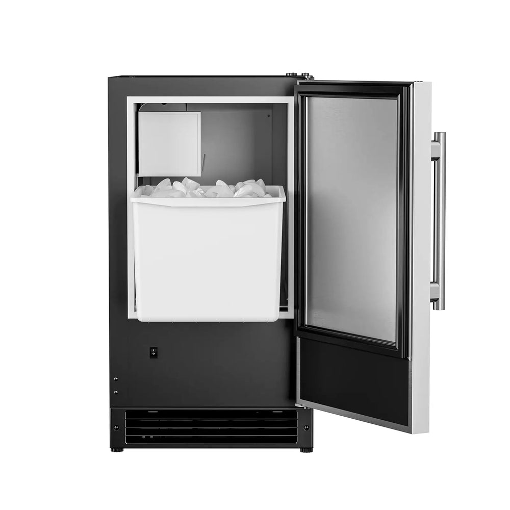 Cotlin IMC22 Undercounter Crescent Ice Maker 15" Drainless 22 lbs/Day with 22 lbs. Storage New