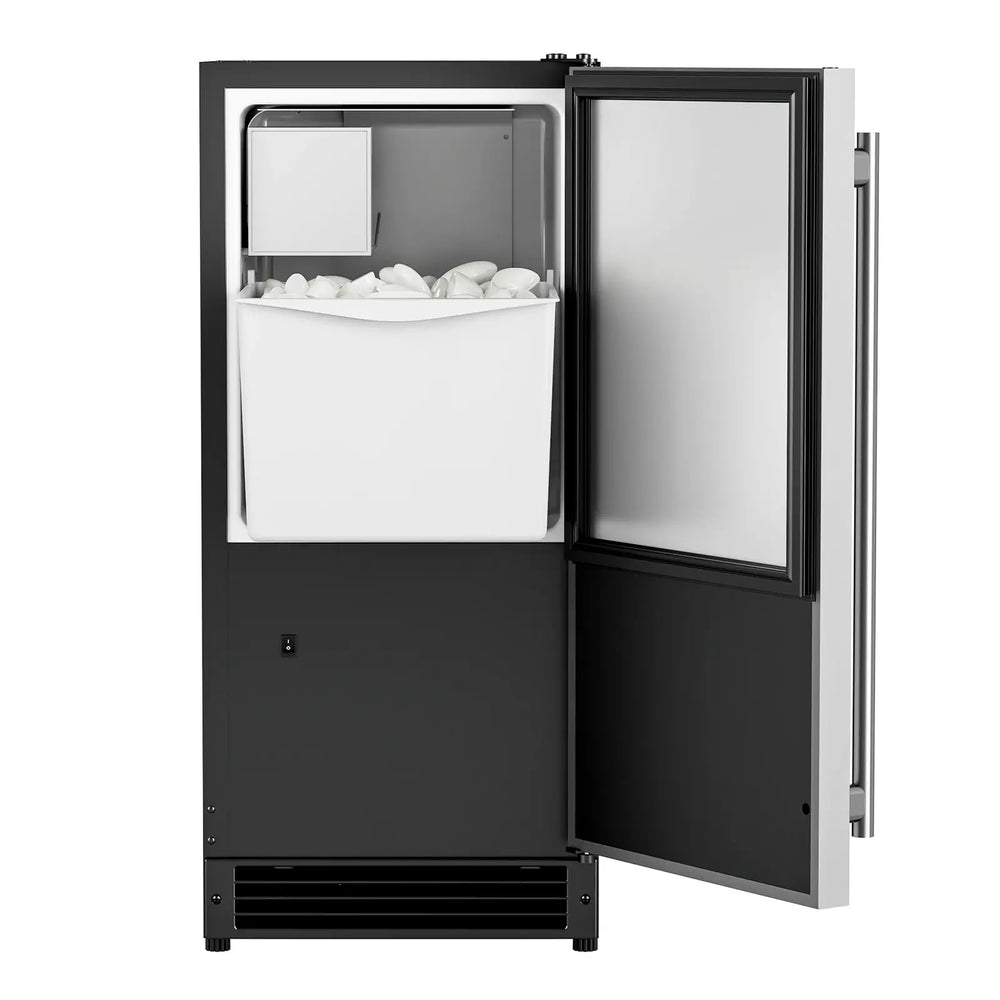 Cotlin IMC25BI Undercounter Crescent Ice Maker 15" Drainless 25 lbs/Day with 22 lbs. Storage New
