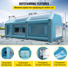 Vevor Inflatable Paint Booth 26' x 15' x 10' 950W Inflation 350W Ventilation Blowers with Air Filtration System New