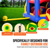 Vevor Inflatable Bounce House 160" x 94" x 96" Outdoor Playhouse Trampoline for Kid Ages 3-8 Years New