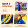 Vevor Inflatable Bounce House 133" x 102" x 90" Outdoor Playhouse Trampoline for Kid Ages 3-8 Years New