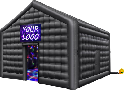 Vevor Inflatable Nightclub 16.4' x 13.1' x 12.5' Blow-Up Party Tent 215 Sq Ft Waterproof 680W Blower New