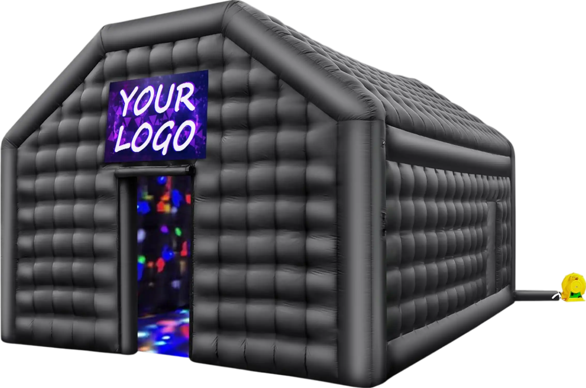 Vevor Inflatable Nightclub 19.7' x 16.4' x 12' Blow-Up Party Tent 323 Sq Ft Waterproof 680W Blower New