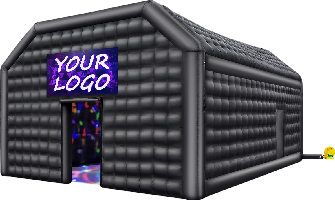 Vevor Inflatable Nightclub 29.5' x 19.7' x 13.1' Blow-Up Party Tent 581 Sq Ft Waterproof 1100W Blower New