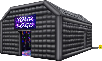 Vevor Inflatable Nightclub 29.5' x 19.7' x 13.1' Blow-Up Party Tent 581 Sq Ft Waterproof 1100W Blower New