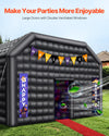 Vevor Inflatable Nightclub 29.5' x 19.7' x 13.1' Blow-Up Party Tent 581 Sq Ft Waterproof 1100W Blower New