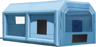 Vevor Inflatable Paint Booth 21' x 13.5' x 9.8' 1100W Blower with Air Filtration System New