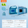 Vevor Inflatable Paint Booth 26' x 14.7' x 10.8' Spray Tent 950W 750W Blowers Air Filter System New