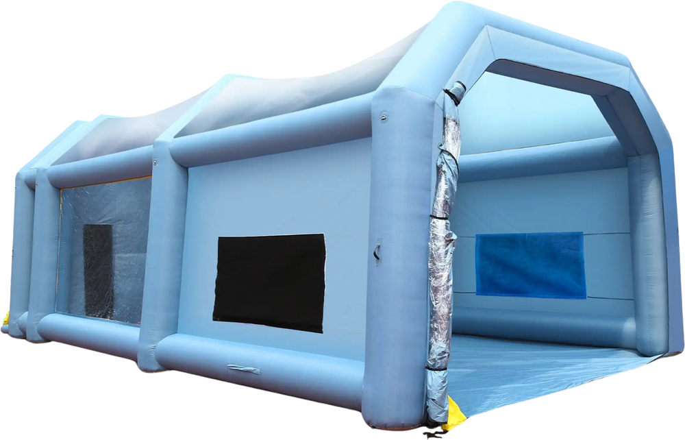 VEVOR Inflatable Paint Booth 33x20x13ft Inflatable Spray Booth High Powerful 950W 1100W Blowers Spray Booth Tent Car Paint Tent Air Filter System