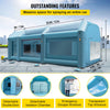 Vevor Inflatable Paint Booth 26' x 13' x 10' 950W Inflation 350W Ventilation Blowers with Air Filtration System New