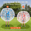 Vevor Inflatable Bumper Balls 5' Body Sumo Zorb Balls 2-Pack New