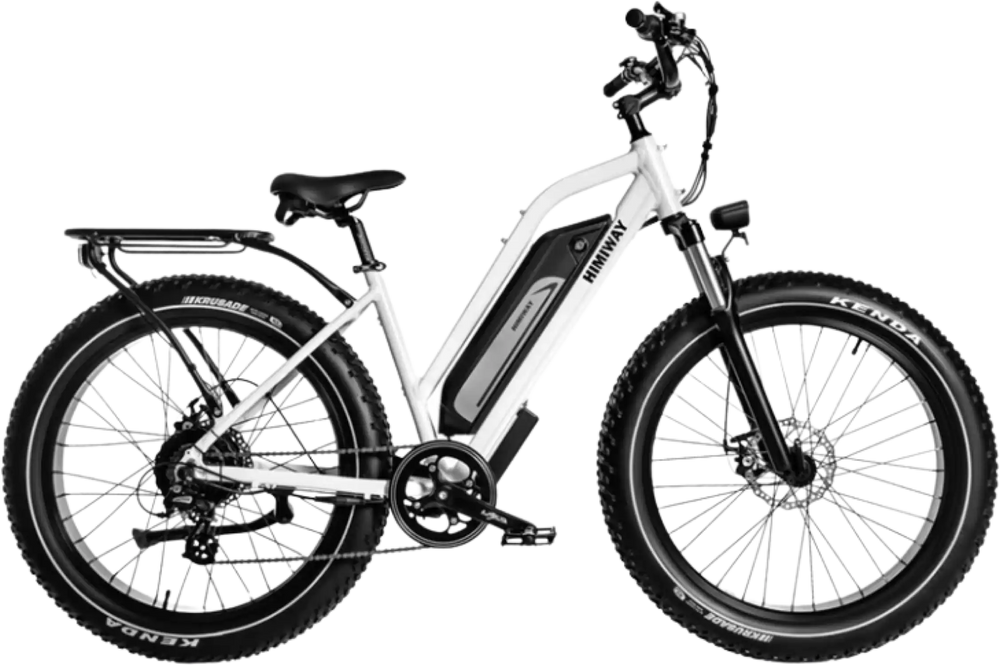 himiway cruiser all terrain elektrofahrrad Himiway Cruiser D3 ST Electric Bicycle 48V 750W 20 MPH Step-Thru 26" F – FactoryPure