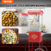 Vevor Popcorn Popper Machine 8 oz Kettle 850W Popcorn Maker with Cart 48 Cups New