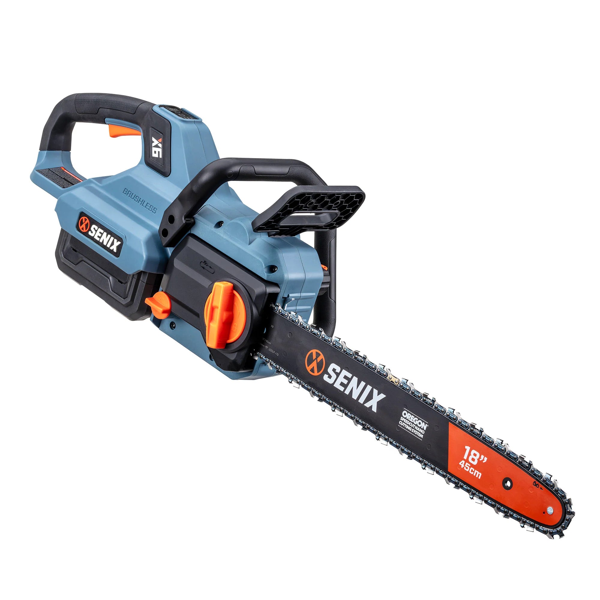 Senix CSX6-M1 Chainsaw 18-inch 60 Volt Cordless