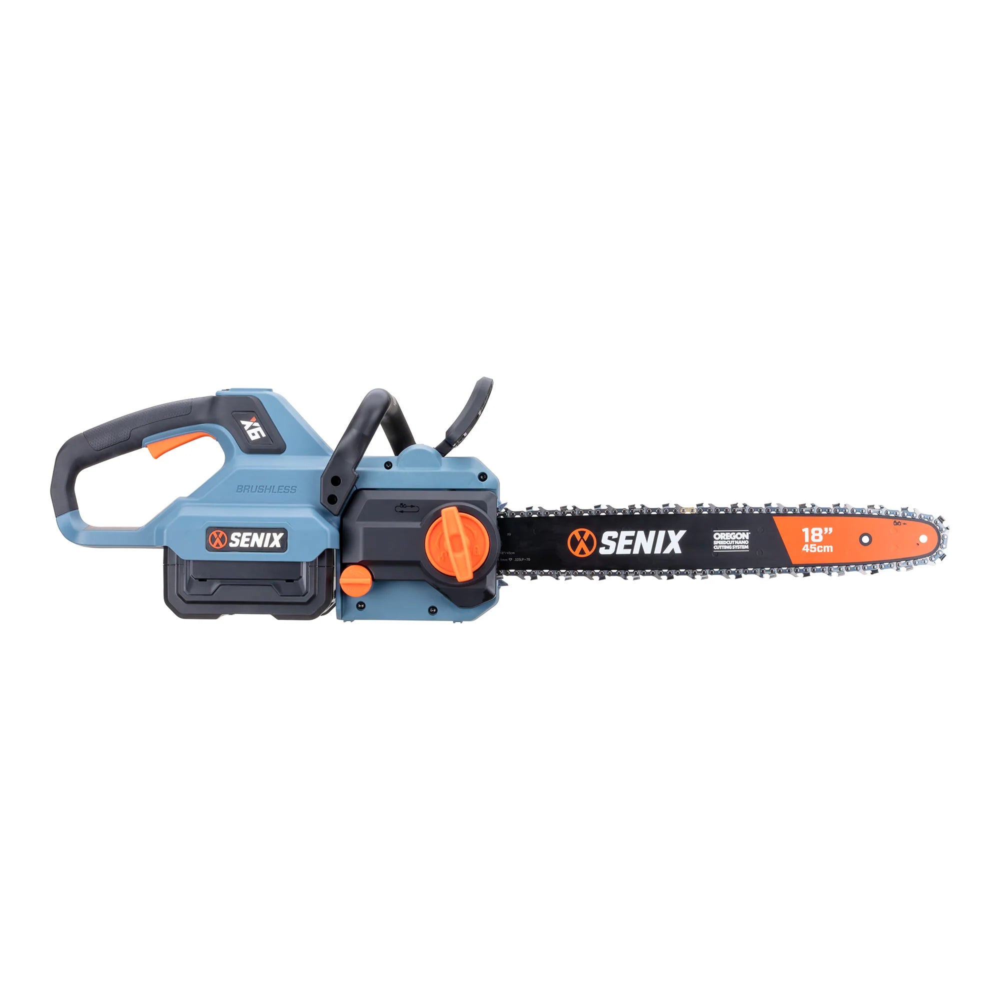【美品】CHANNEL S Ci Pro 6.0 Senix CSX6-M1 Chainsaw 18-inch 60 Volt Cordless