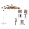 AZ Cantilever Umbrella Offset 10' with LED Lights and Base Set New