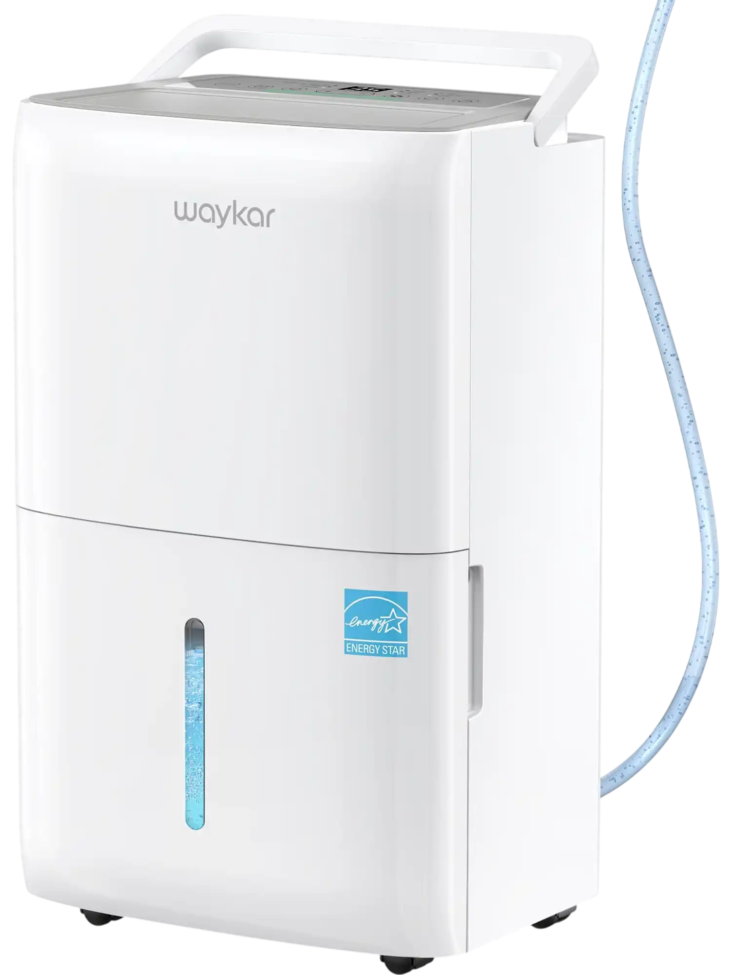 Waykar Dehumidifier 150 Pints with Colored Humidistat Pump Auto Swing Energy Star New