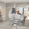 Vevor 50" Professional Dog Grooming Tub Stainless Steel with Steps Right Door New