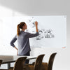 Vevor Glass Whiteboard 72" x 36" Wall-Mounted Frameless Magnetic Dry Erase Board New