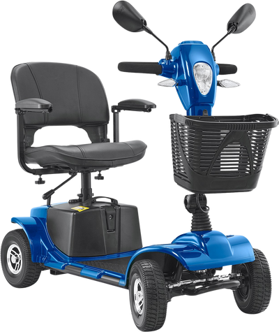 Vevor Mobility Scooter 4 Wheel Folding Heavy Duty 265 lbs. Capacity 24V 5 MPH 12 Mile Range New