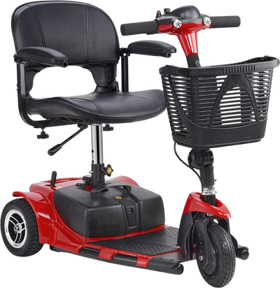 Vevor Mobility Scooter 3 Wheel Folding Heavy Duty 265 lbs. Capacity 24V 4 MPH 12 Mile Range New