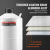 Vevor Liquid Nitrogen Tank 5.28 Gal Aluminum Alloy LN2 Container Dewar 6-Canisters and Protective Cover New