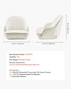 Vevor Low-Back Flip-Up Captain Bucket Boat Seat White PVC Leather New