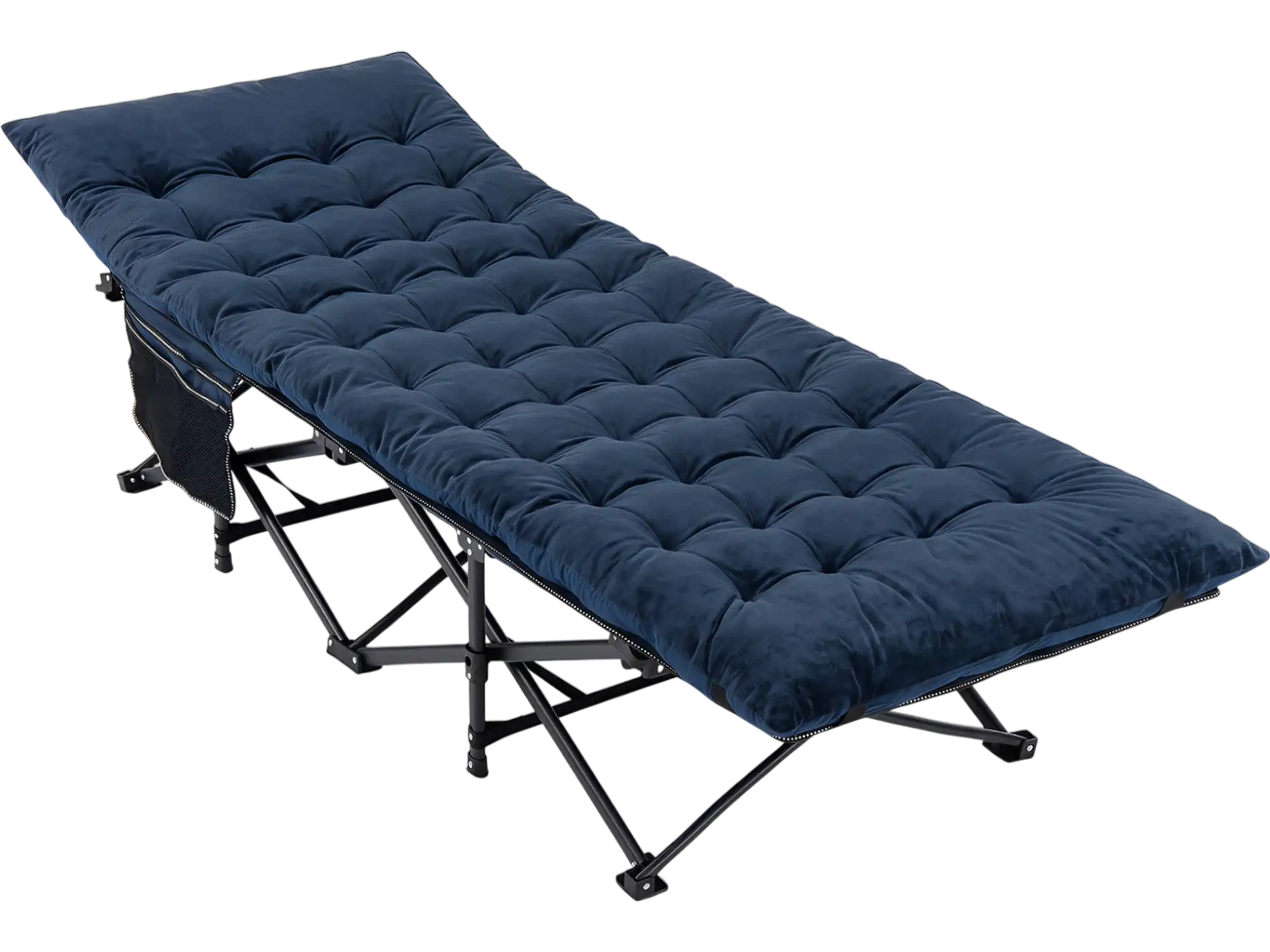 Costway Adult Camping Cot Soft Padded Mat Carry Bag 90893709 New