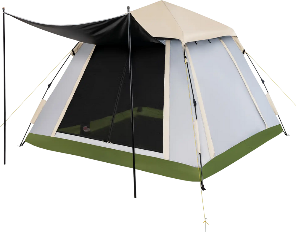 2-4 Person Instant Pop-up Camping Tent with Removable Rainfly