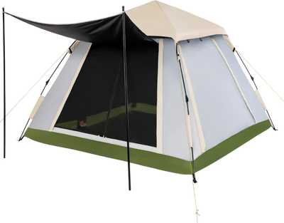 Costway 2-4 Person Instant Pop-Up Camping Tent w/ Removable Rainfly 53419682 New