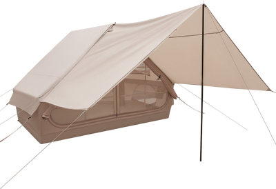 Costway Inflatable Camping Tent with Porch for 4-6 People New