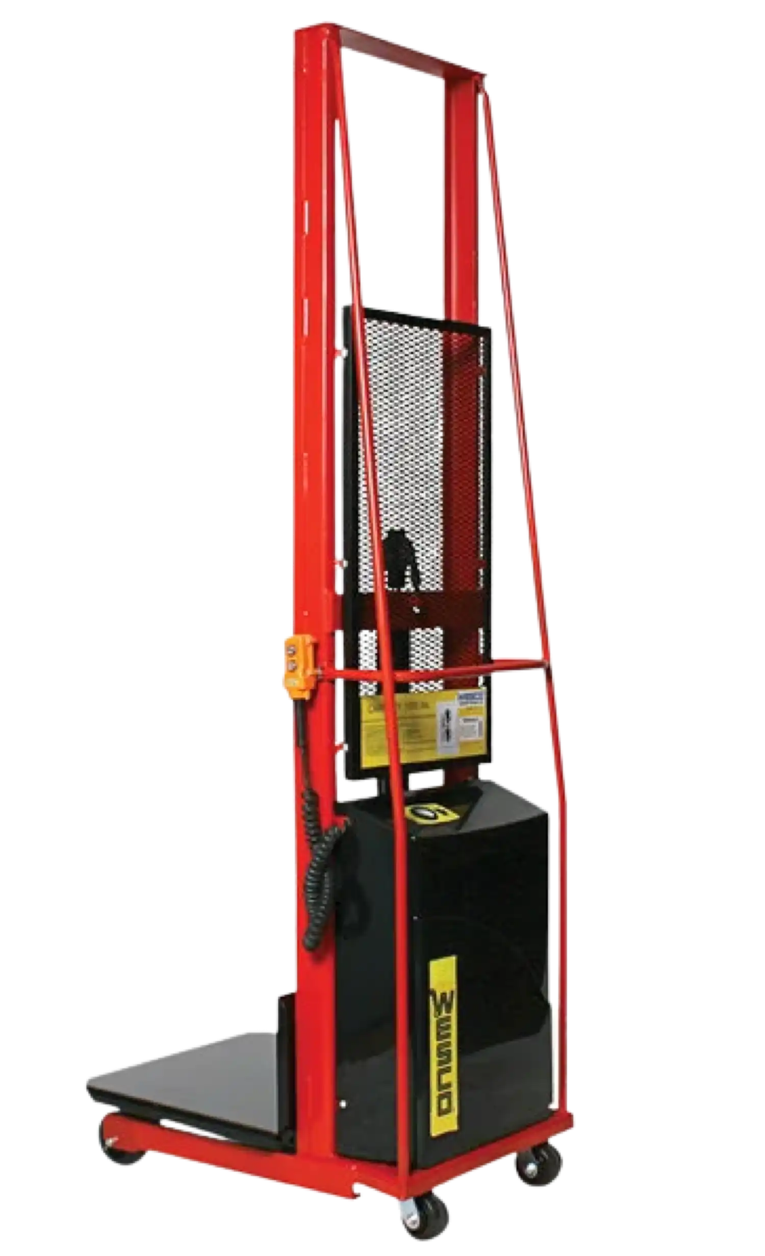 Wesco 261023 1000 lb. Power Lift Platform Stacker with 24