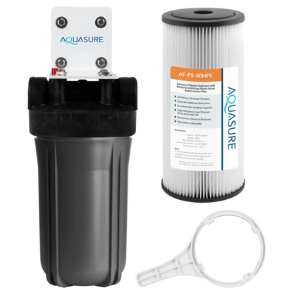 Aquasure AS-FS-30PS Fortitude V2 Series High-Flow Whole House Pleated Sediment Water Filter 30 Micron New