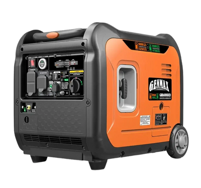 GENMAX GM6000iED 30 Amp 5250W/6000W Remote Start Dual Fuel Inverter Generator with CO Detect Scratch and Dent