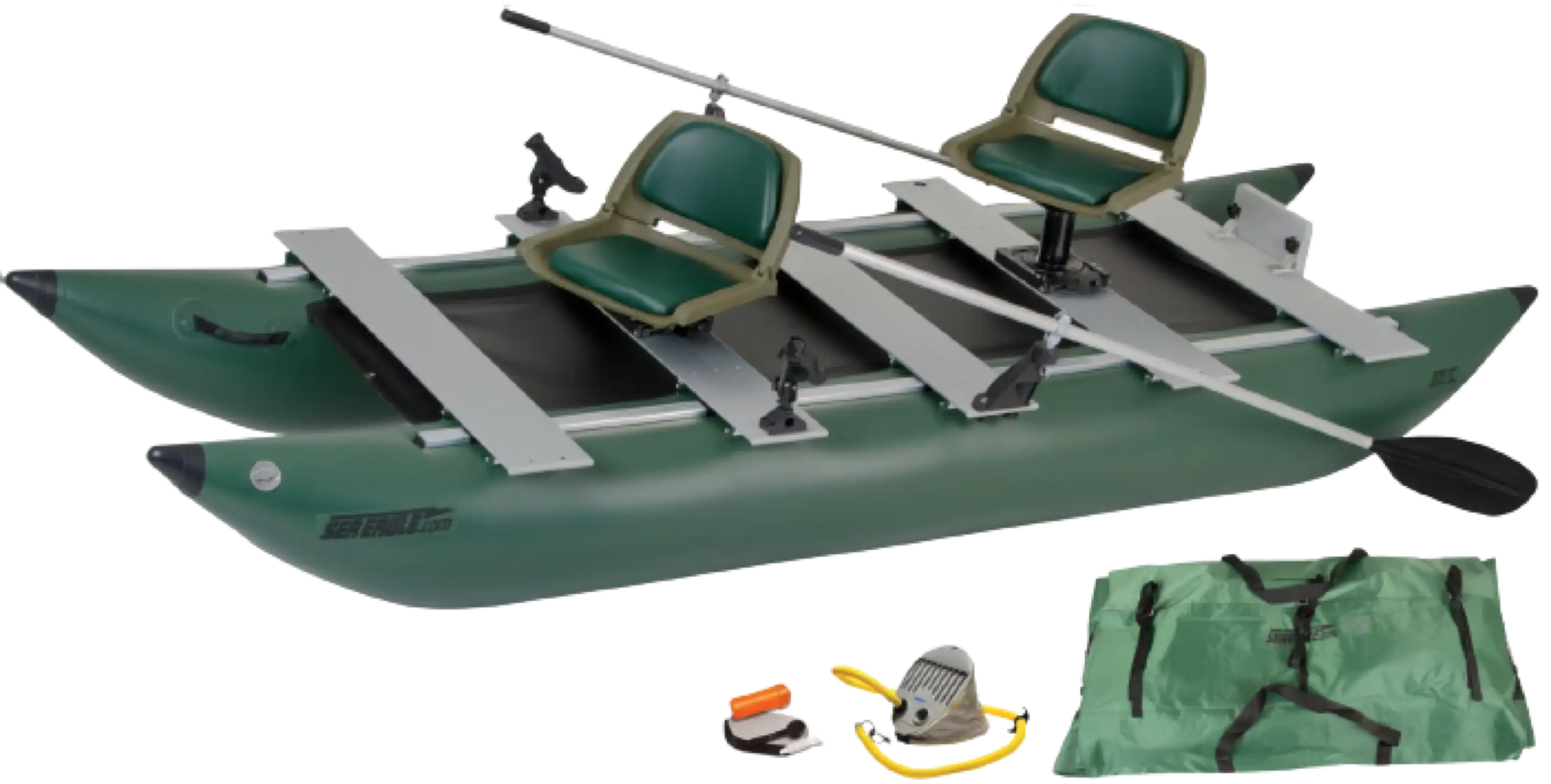 Sea Eagle 375FCK_D FoldCat Inflatable Deluxe Fishing Boat Package New