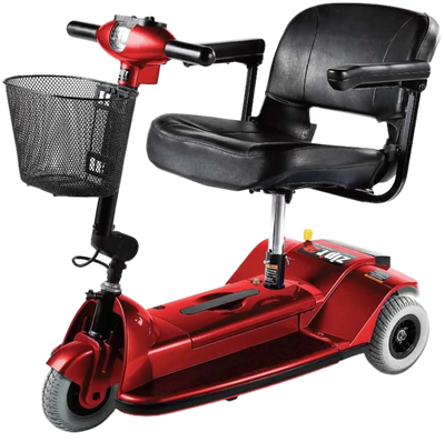 Zip'r 3-Wheel Travel Mobility Scooter Red Open Box