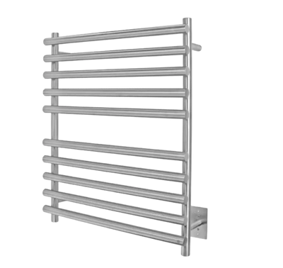 WarmlyYours TWS7-ROM10BH Rome Hardwired 10 Bar Towel Warmer in Brushed Steel New