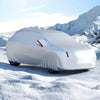 Car cover for SUVs up to 190 inches, featuring UV protection, waterproof material, and elastic band for secure fit.