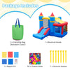 Carrying bag in random color for easy storage and portability of the inflatable bounce house and accessories.
