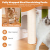 Sisal scratching post with 2-in-1 climb ladder for indoor cats, promoting healthy scratching and climbing behavior.
