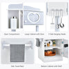 Open compartment and large cabinet with door in the Chef Pretend Kitchen Playset, perfect for toddler play and storage.