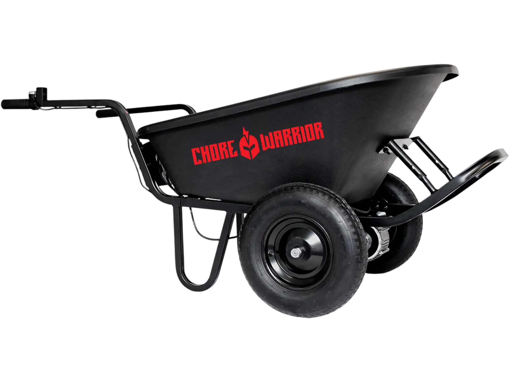 Chore Warrior CW322 Electric Wheelbarrow 350 lb. Capacity 6 Cu. Ft. Poly Tray 24V New
