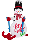 Christmas Decoration with LED Lights and Built-in Sandbag