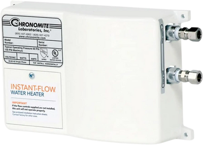 Chronomite SR-30L/120 Instant-Flow Point of Use Electric Tankless Water Heater New