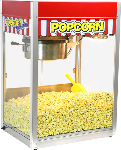 Paragon Classic Pop Commercial Popcorn Machine with 14 oz Kettle 1790W 120V New
