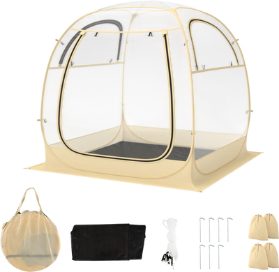 Costway Instant Pop Up Sports Tent w/ Carrying Bag Floor Mat 87491623 New