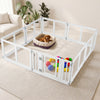 Clear Plastic Dog Playpen with Secure Locking Door-8 Panel - Gallery View 1 of 11